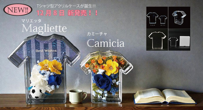 Tシャツ型アクリルケース